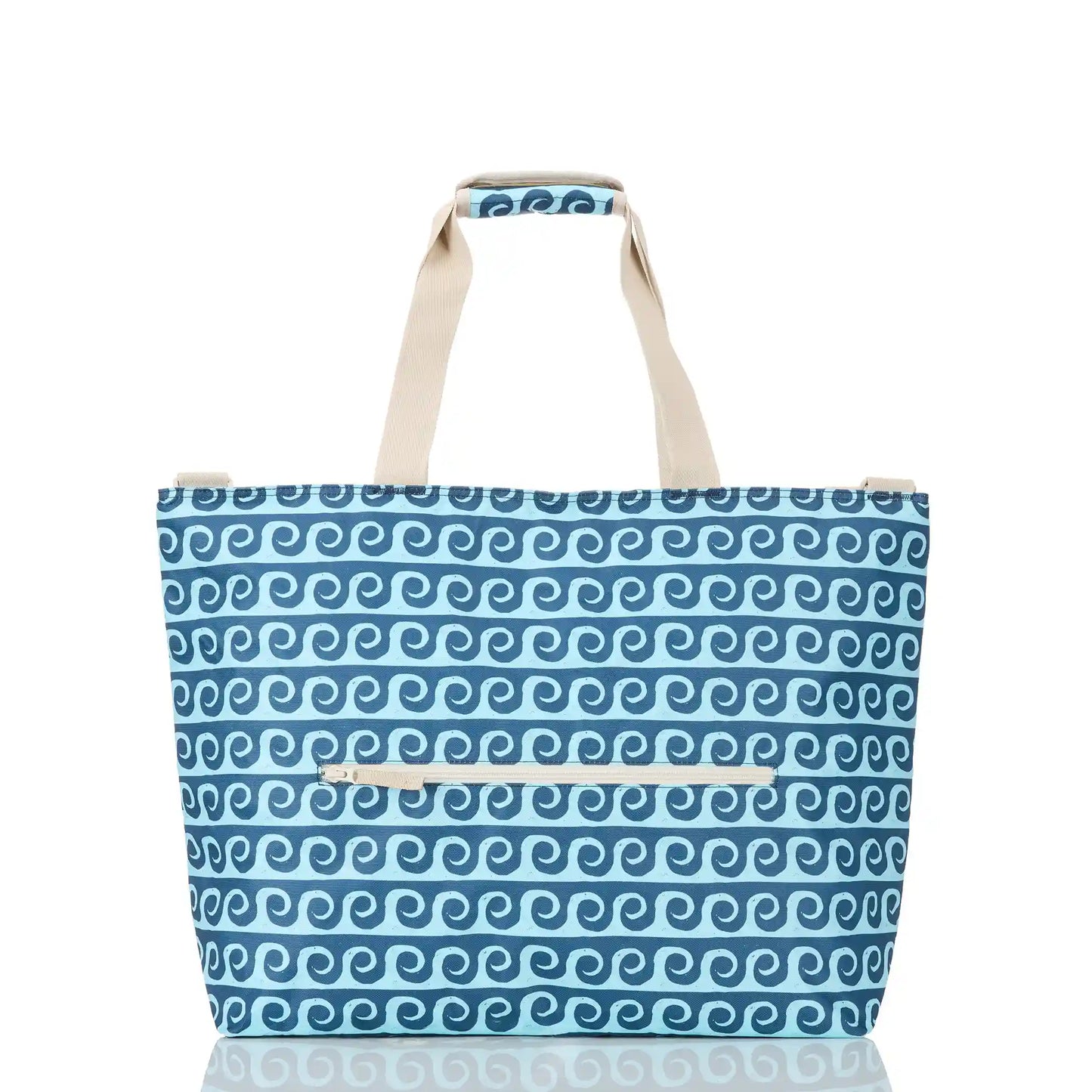 Party Wave Cooler Tote in Splash