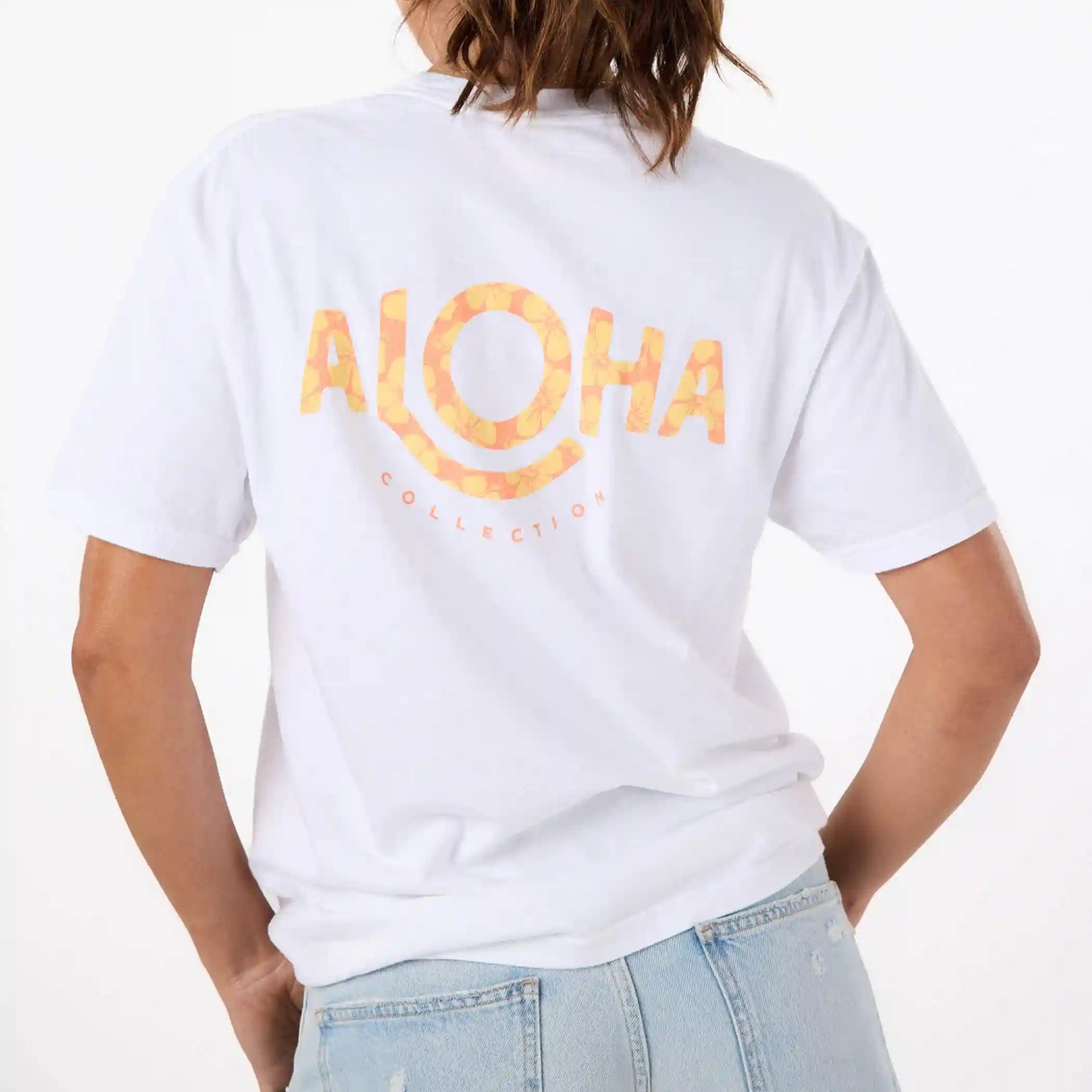 ALOHA Hana Hou Short Sleeve in White