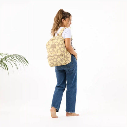 Puakenikeni Buds Keep it Light Backpack in Affogato