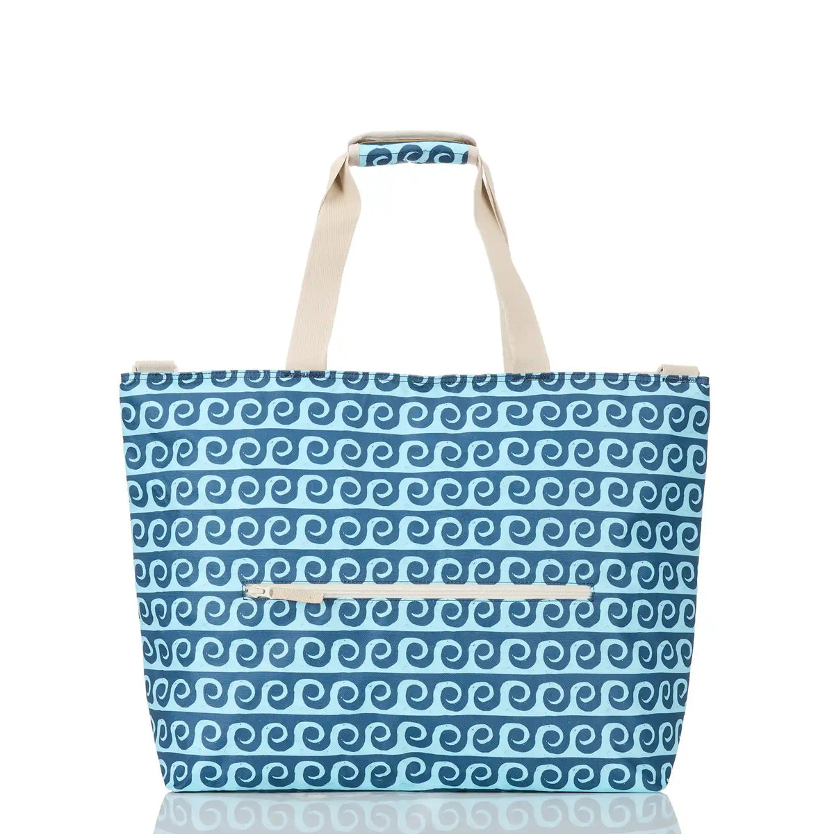 Party Wave Cooler Tote in Splash