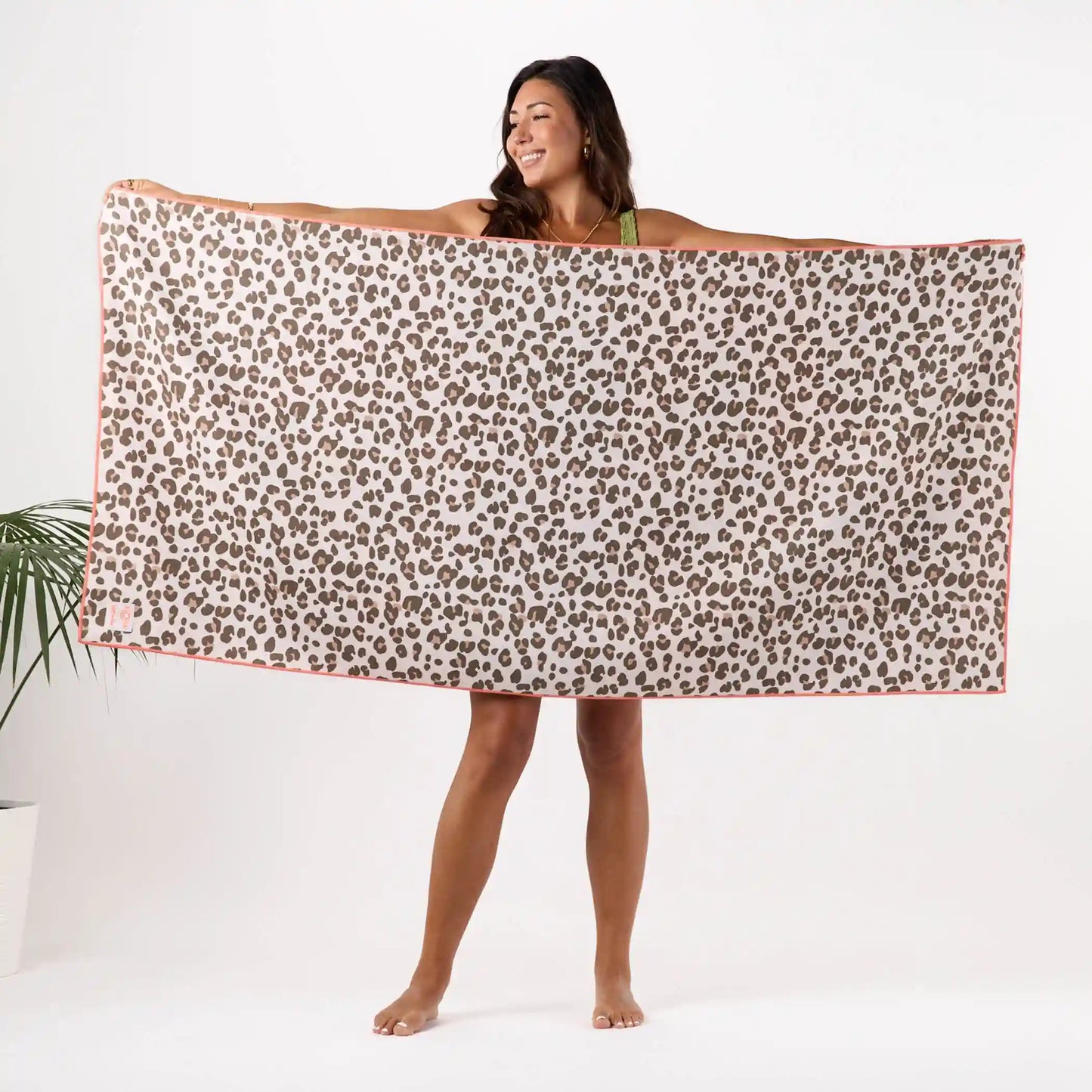 Leopard Cub Quick Dry Towel in Desert