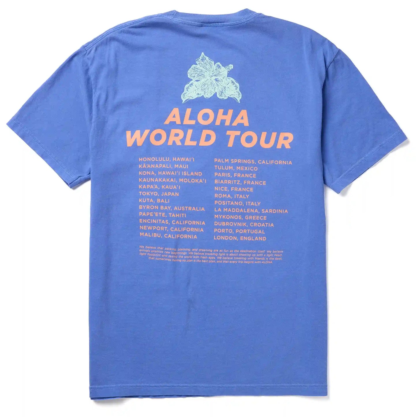 Short Sleeve | ALOHA World Tour - Blue / SM