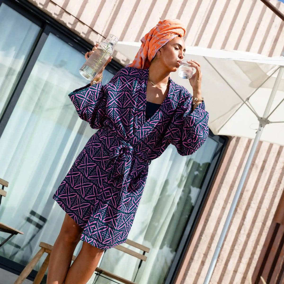 Vacation Robe | Pasifika - Dark Teal
