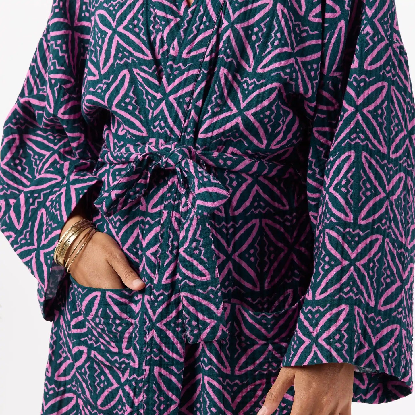 Vacation Robe | Pasifika - Dark Teal
