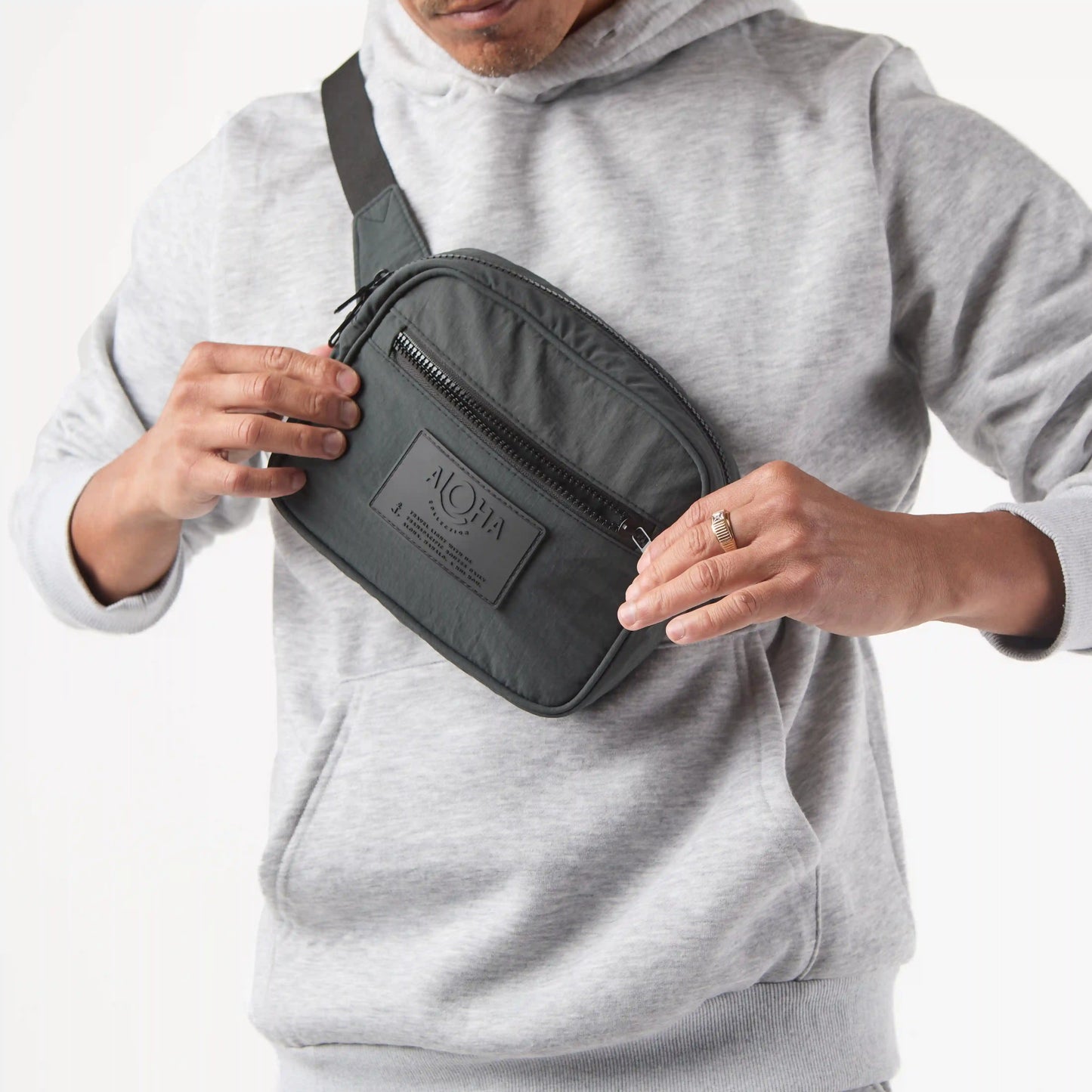 Hana Hou Keep It Light Hip Pack in Creme on Dune