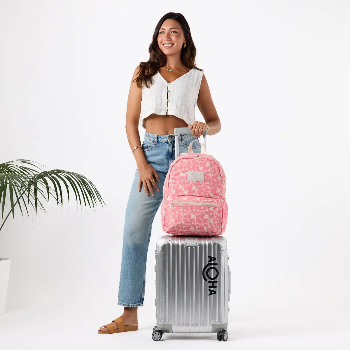 Lattice Keep It Light Backpack in Candy
