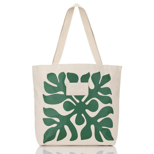 Applique Reversible Tote in Vineyard