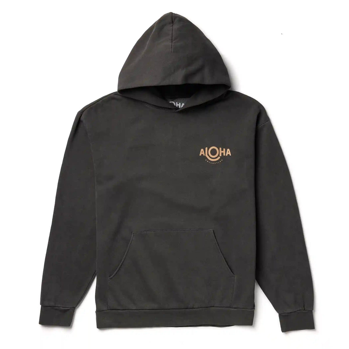 ALOHA Hoodie | Original ALOHA - Toffee on Black / SM