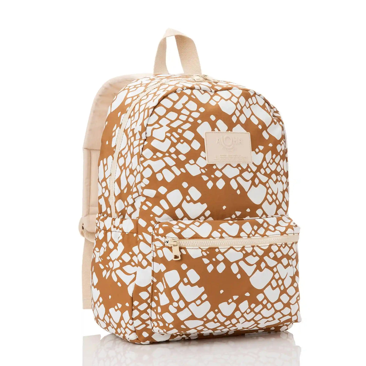 Textile Cone Keep It Light Backpack in Brown Sugar
