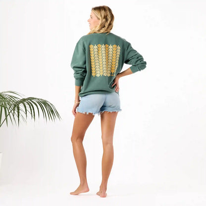 Pualii Fleece Crew in Alpine