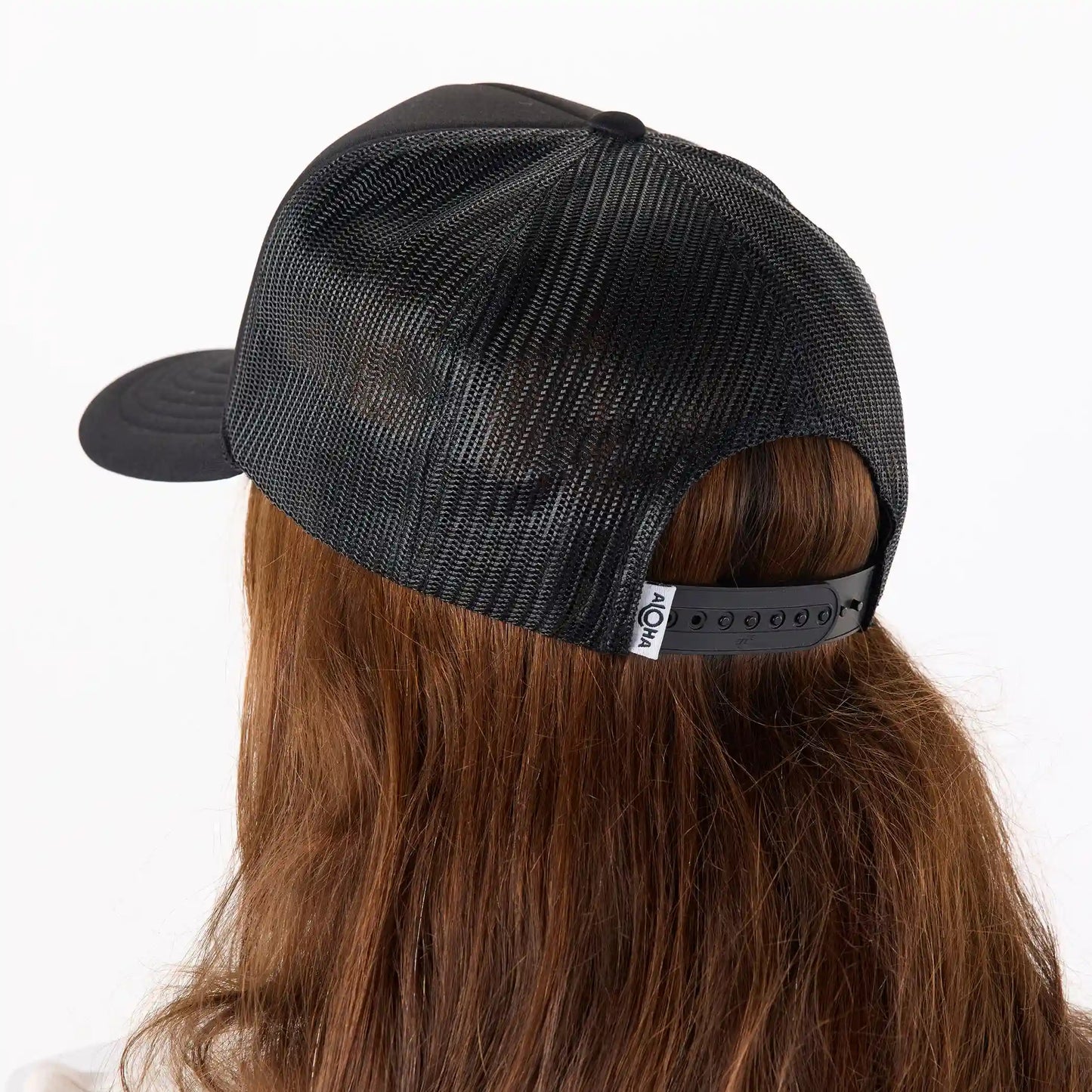 Foam Trucker Hat | ALOHA - Toffee on Black