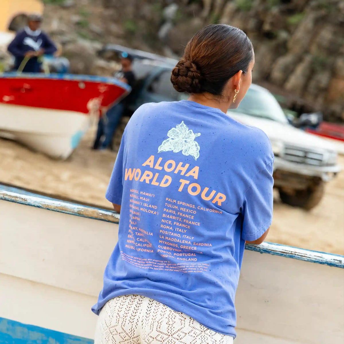 Short Sleeve | ALOHA World Tour - Blue / SM